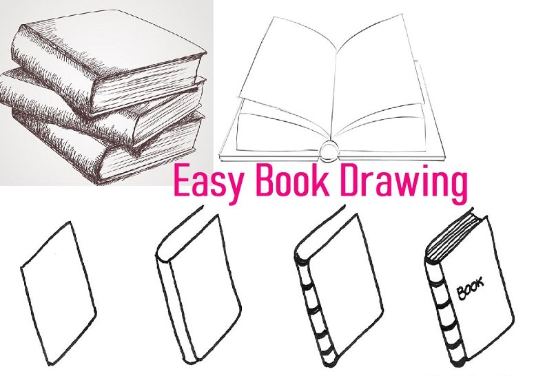 Easy Book Drawing